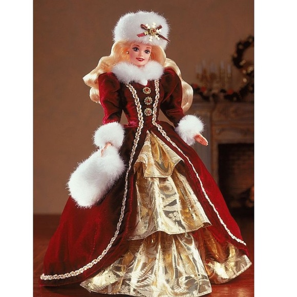 1996 Happy Holidays Barbie NIB Mint - Picture 8 of 10